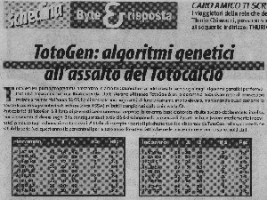 La schedina del 31/03/1999